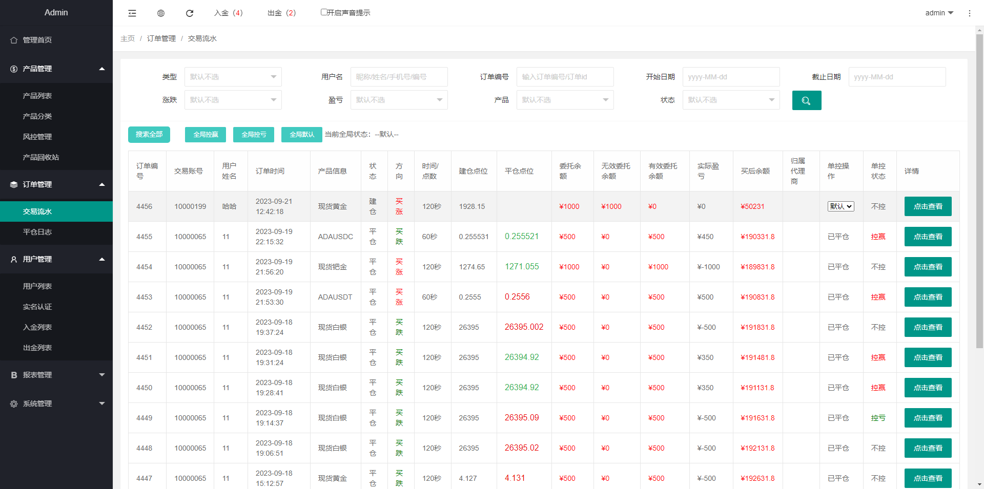 图片[13]-运营版微盘系统/期货黄金白银交易/微交易源码/代理后台 - 码商源码网-码商源码网