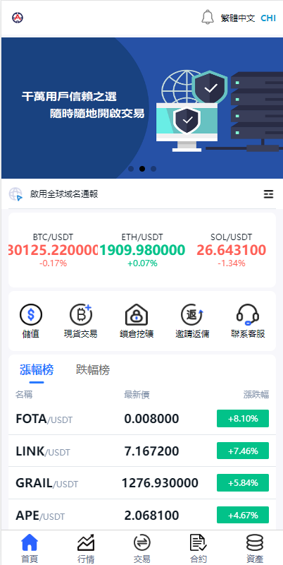 二开版交易所系统/秒合约交易所/锁仓挖矿/前端uinapp - 码商源码网-码商源码网