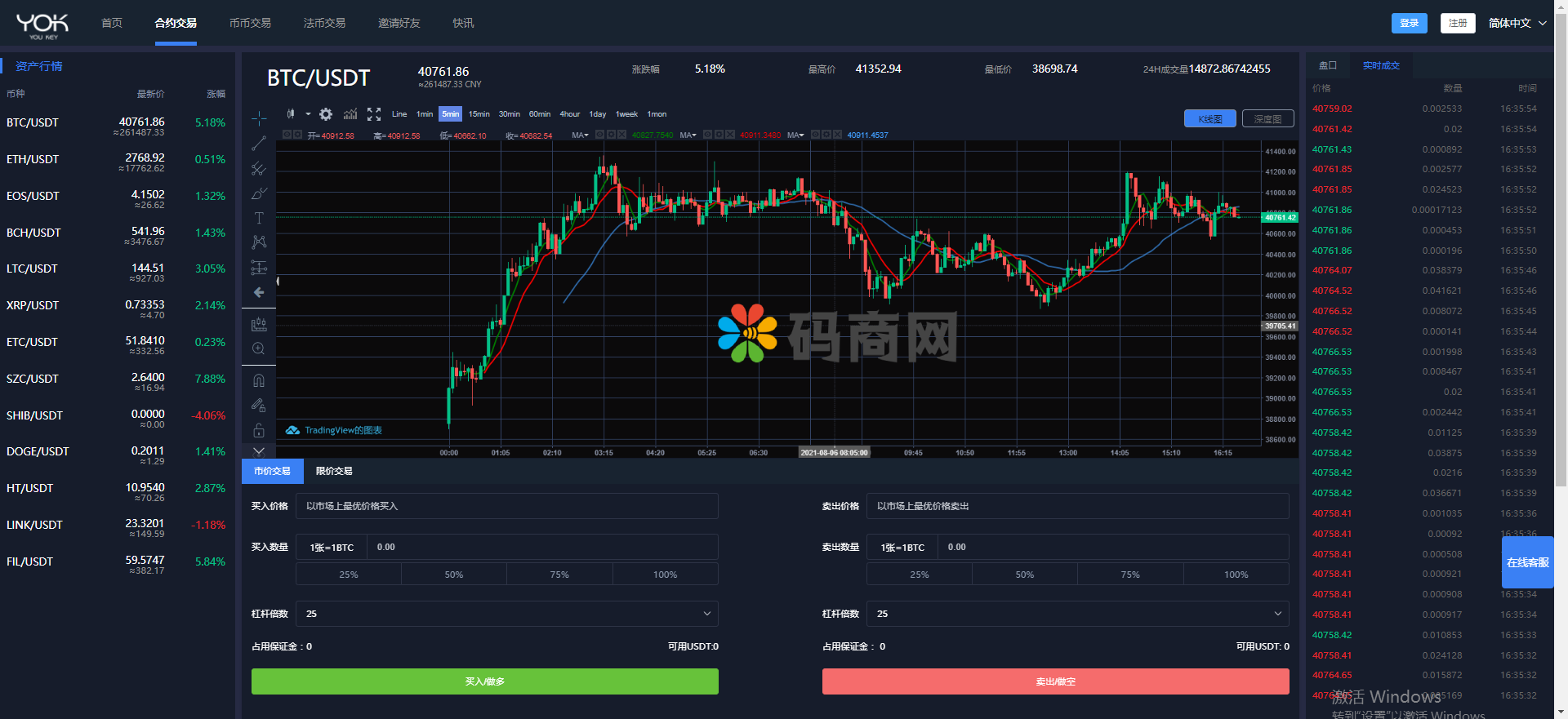 图片[9]-原生合约交易所：区块链币币交易所+永续合约交易杠杆+法币交易OTC承兑商 - 码商源码网-码商源码网