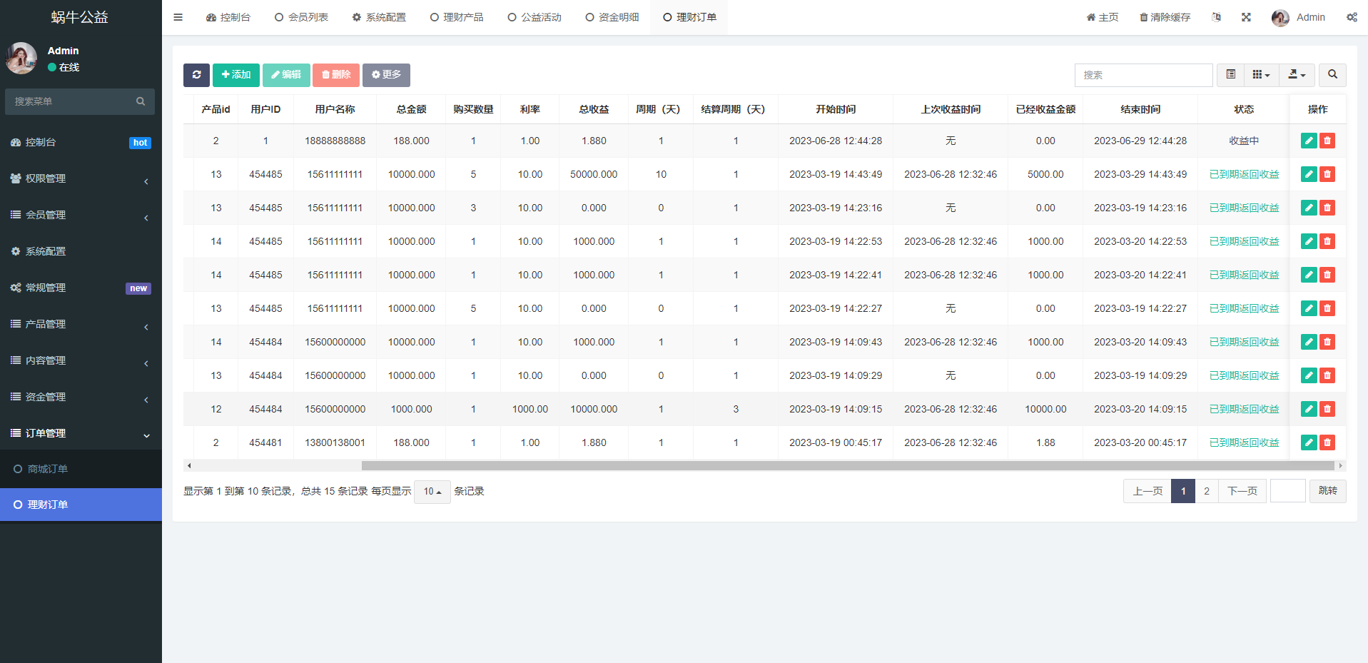 图片[17]-新版公益投资系统/扶贫投资理财/爱心捐赠/三级分销 - 码商源码网-码商源码网