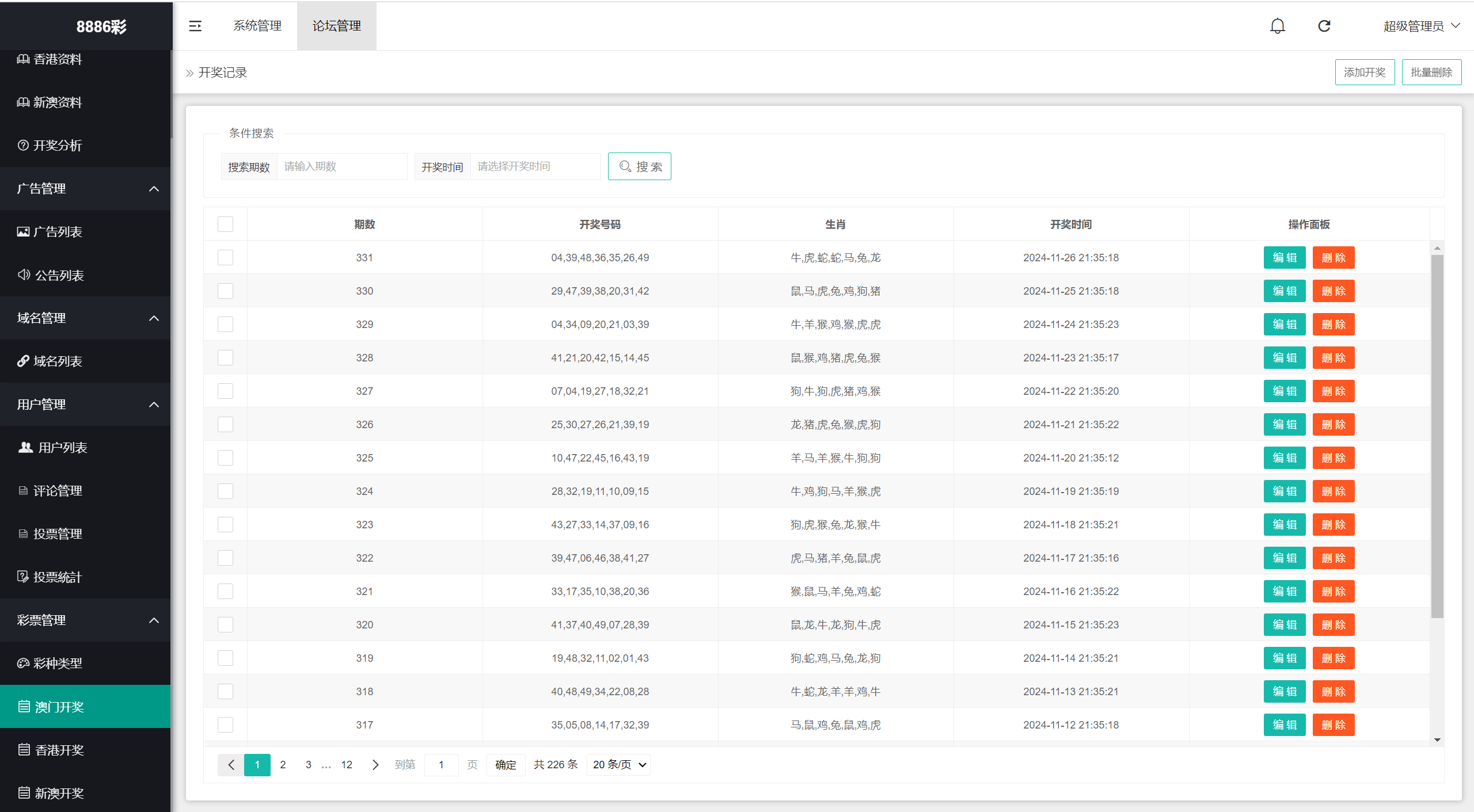 图片[20]-运营版六合彩资源图库开奖网/采集正常/论坛资料/投票评论/带留言板功能 - 码商源码网-码商源码网